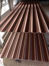 Trapézový plech T18 RAL 8017 MAT