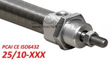 PNEUMATICKÉ VAĽCE PCAS PCAI ISO 6432 mini CE 25/10