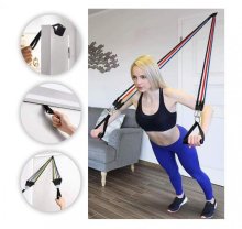 Nastaviteľný gumový expandér Morpo Tubes 140 cm /