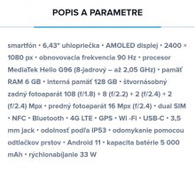 Xiaomi Redmi Note 11S modrý - 6/128 GB - TURZOVKA