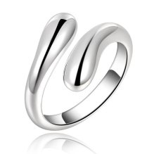 Elegantný prsteň so slzičkami - veľ. 8