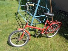 mestský skladací bicykel