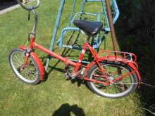 mestský skladací bicykel