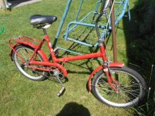 mestský skladací bicykel