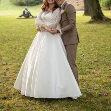 princeznovské svadobné šaty