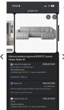 Znížená cena - Sedačka BONITO v tvare U