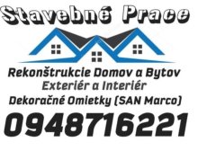 Rekonštrukcia domov a bytov exteriér a interiér
