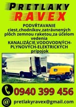 Pretlak pod cestou , pretlaky , prepich
