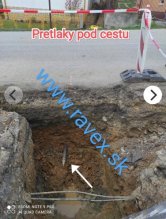 Pretlak pod cestou , pretlaky , prepich