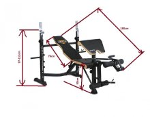 Lavička na tlaky bench M3 nosnosť 220kg