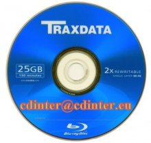 Traxdata BD-R 25 GB Printable, Cake 10