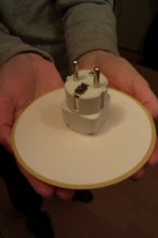 LED lampa s nálepkami do detskej izby - slimáčik